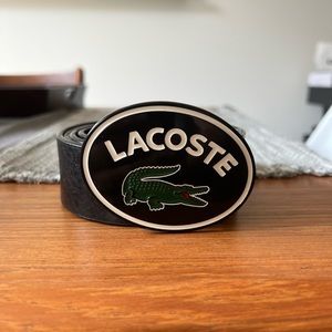 Lacoste Leather Belt w/ Buckle
